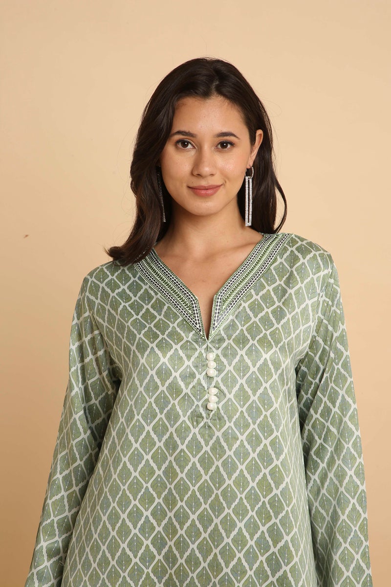 HANA & SARA Modest Arabic Jalabiya Dress with Elegant Long Sleeves Design - Image 3